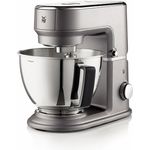 WMF KüchenMinis One for All Küchenmaschine mit Planetenrührwerk, 430W, 3L Schüssel, inkl. Patisserie-Set, Standmixeraufsatz, classic silver
