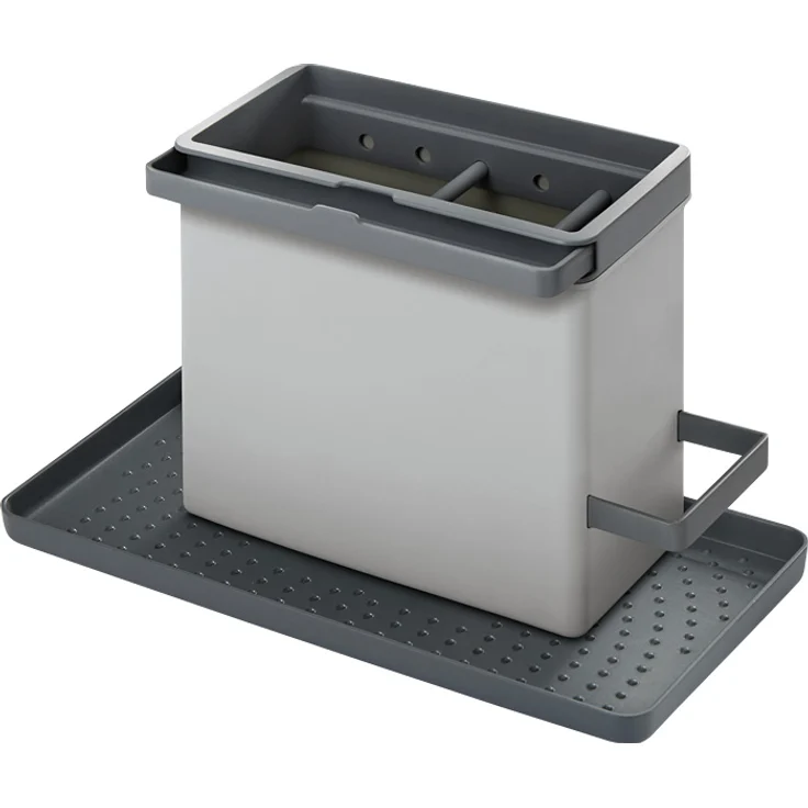 Metaltex 297530109 Tidytex Spülbecken-Organizer 24x13x14cm ABS, Plastik, Grau, 24 x 13 x 14 cm – Bild 1