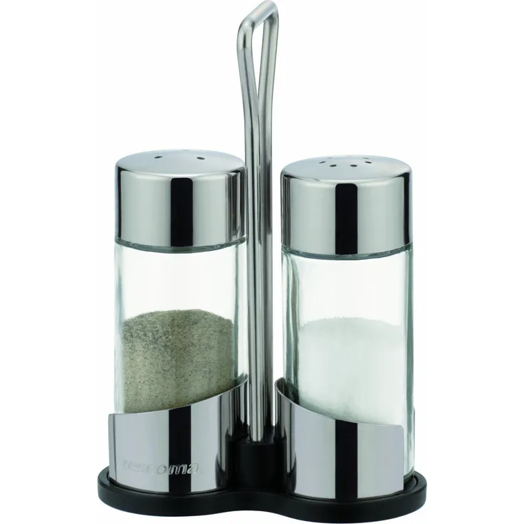 Tescoma Salz- und Pfefferstreuer Set, aus Glas und Edelstahl