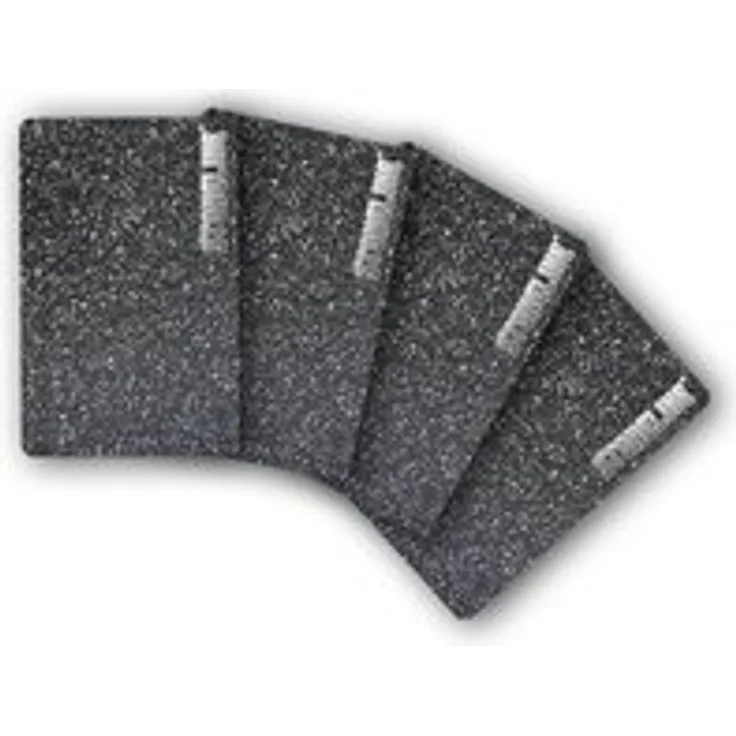 STONELINE 16987 Glas-Schneidbrett-Set, 4-tlg. , ca. 25 x 14 cm, Höhe ca. 0,4 cm