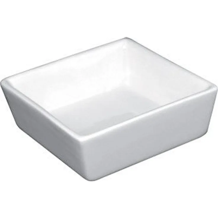 Olympia y729 Mini Auflaufform quadratisch, Dim 80 mm x 80 mm x 35 mm, 7,9 x 7,9 x 2,9 cm (12 Stück)