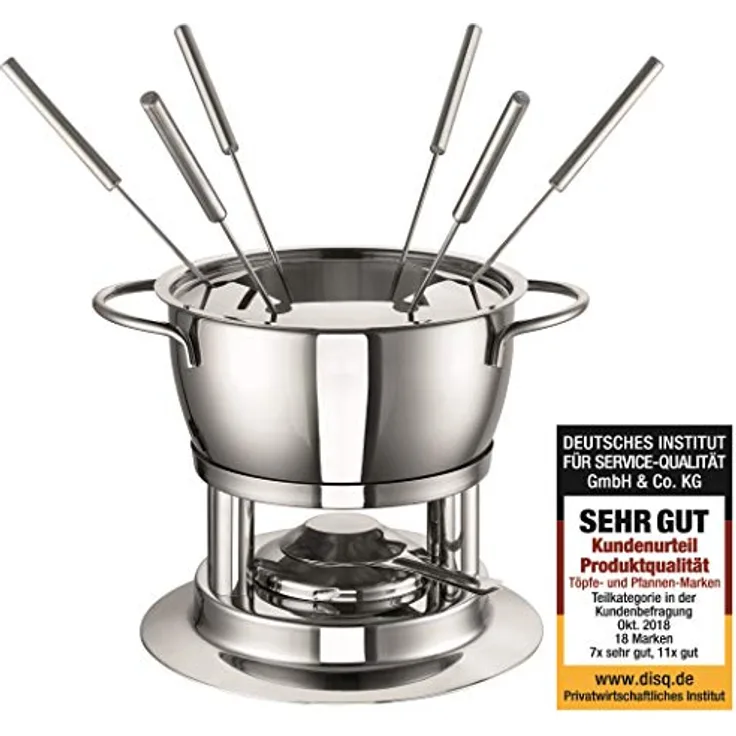 Rohe Germany 208271-18 Fondue Fiona, 18cm Ø, ca. 2,20 l, 18-10 Stahl, 2.2 liters