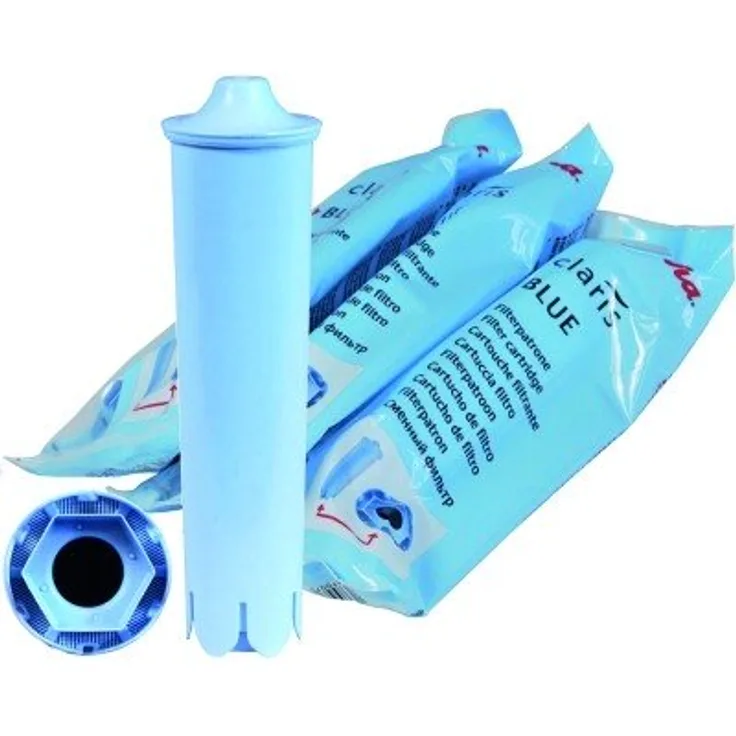 Jura 71312 Claris Blue-Filterpatrone, 3-er-Pack, Wasserfilter, kompatibel mit Jura Vollautomaten mit blauer Filterhalterung