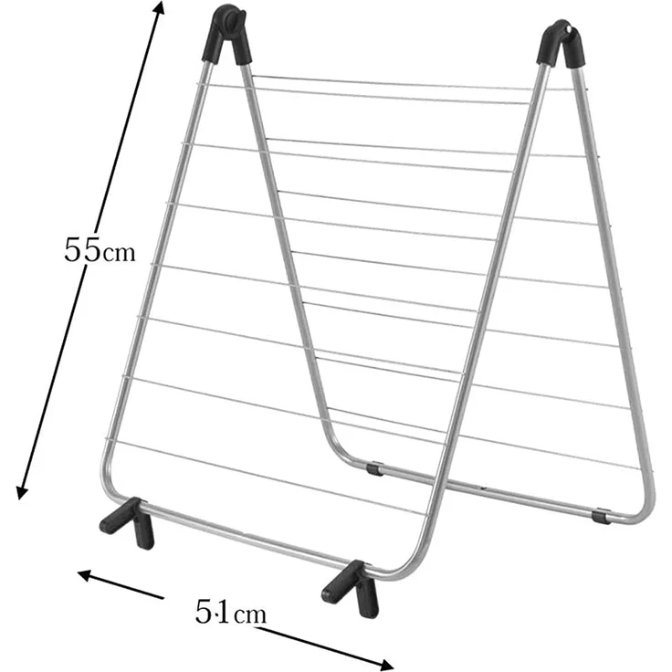 Metaltex 407407031 Nevis Badewannen-Wäschetrockner, mit ca. 7 m Trockenlänge, Silber - Metallic-Grau – Bild 3