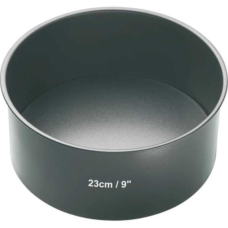 Master Class Tiefe runde Antihaft-Kuchenform mit losem Boden, Stahl, Grau, 23 x 23 x 8 cm