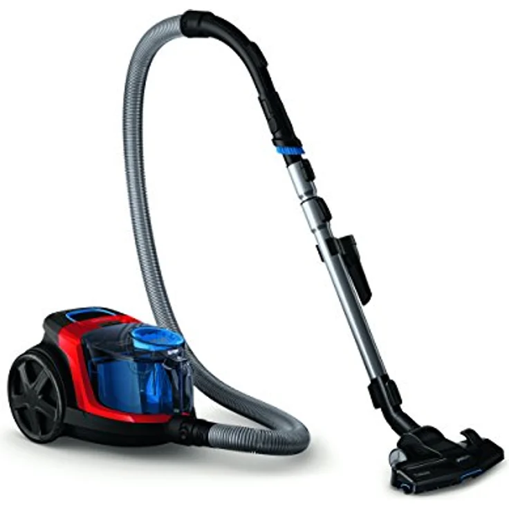 Philips Beutelloser Staubsauger FC9330-09, 1.5 liters, Schwarz, Blau, Grau, Rot – Bild 1