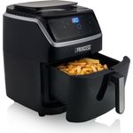 Princess 182080 Dampf-Fritteuse, Heißluftfritteuse, ohne Öl, 1700W, 6,5 L, Touchscreen, schwarz