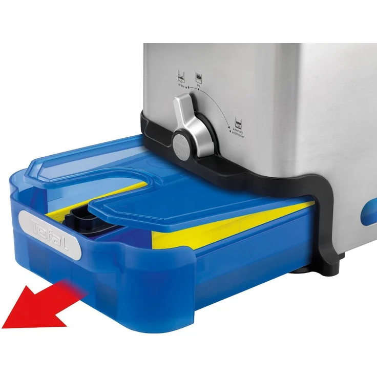 Tefal FR8040 Pro Inox & Design Fritteuse Oleoclean, mit Öl, 3.5 l, schwarz-edelstahl, 2300 Watt – Bild 3