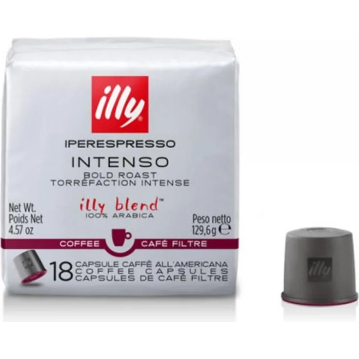 illy Kaffeekapseln Iperespresso Intenso 18 Stück intensive Röstung