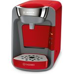 Bosch TAS3208 Tassimo Suny Kapselmaschine, über 70 Getränke, vollautomatisch, geeignet für alle Tassen, nahezu keine Aufheizzeit, 1300 W, rot-anthrazit