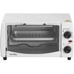 Woltu Mini Backofen mit Backblech, 800 Watt, 12 Liter weiß