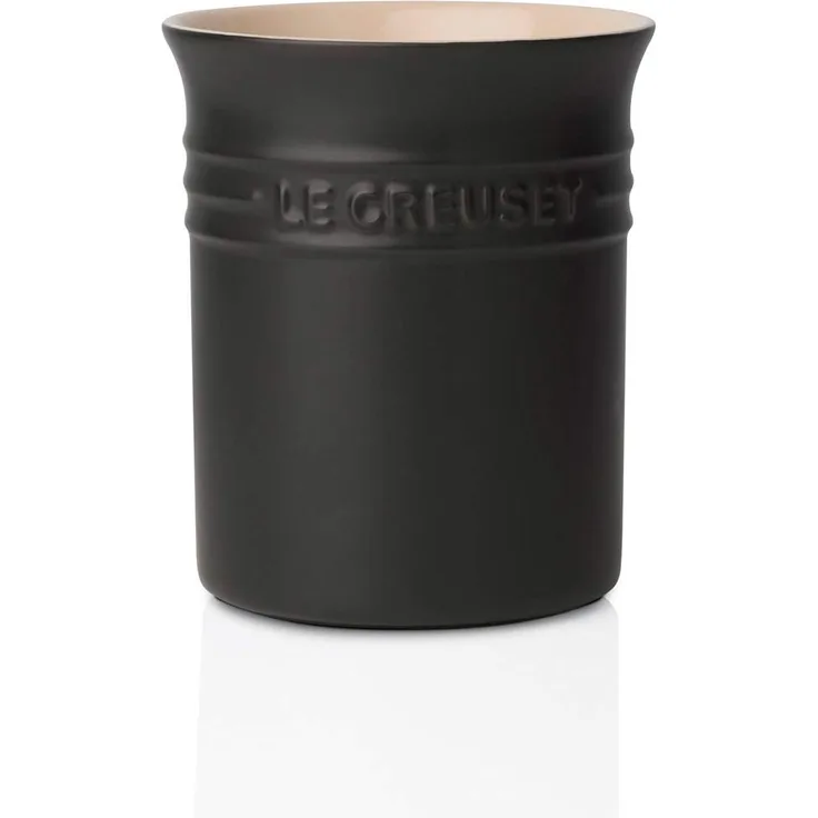 Le Creuset Topf für Kochkellen, 1,1 Liter, Steinzeug, schwarz