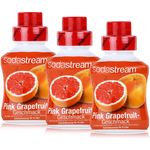 SodaStream Getränke-Sirup Softdrink Pink Grapefruit Geschmack 375ml, 3er Pack