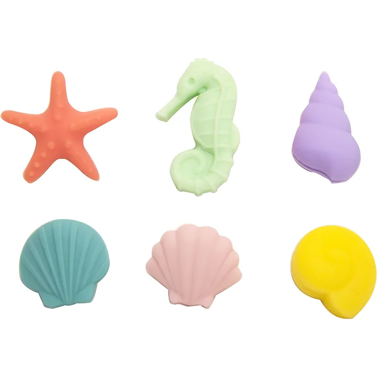 Winkee Muscheln Glasmarker 6er Set