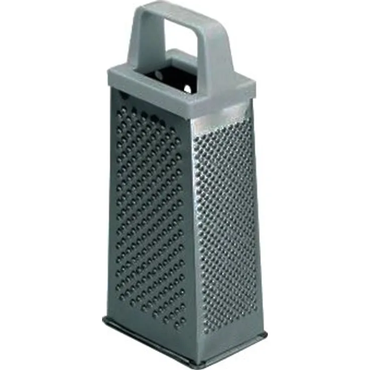 ibili 756600 Reibe vierseitig 20 cm, Edelstahl, weiß - silber, 7 x 9 x 20 cm