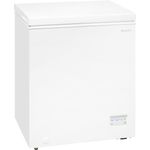 Exquisit GT150-E-040F Gefriertruhe, freistehend, weiß, Schnellgefrieren, Breite 70.5 cm, Energieklasse F