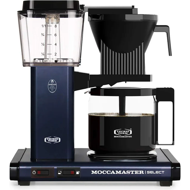 Moccamaster 53978 KBG Select Filterkaffeemaschine, Aluminum, 1.25 liters, Midnight Blue – Bild 1
