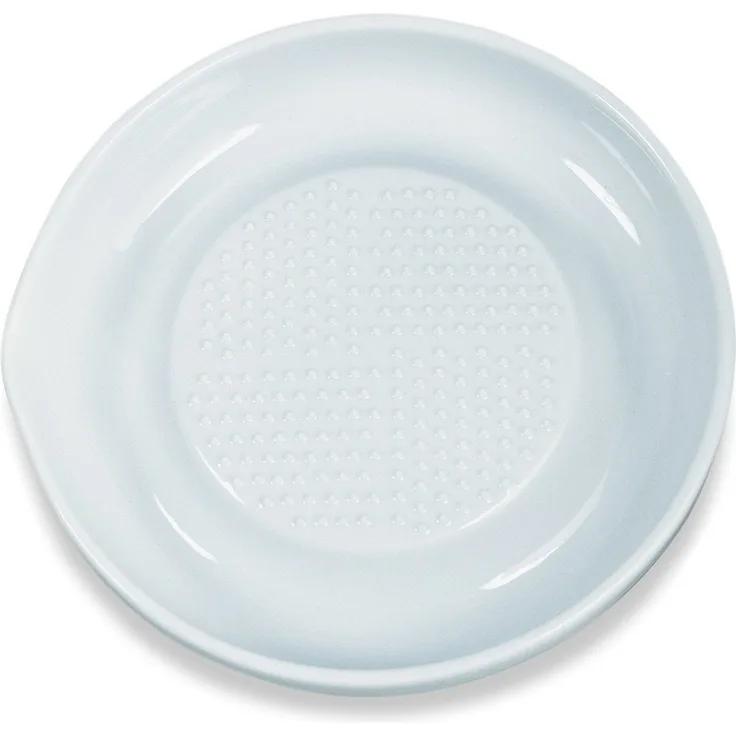 KYORA Keramikreibe CD-18 Obst- und Gemüsereibe aus Keramik mit extra scharfen Zähnen und Auffangring. Durchmesser: 16 cm