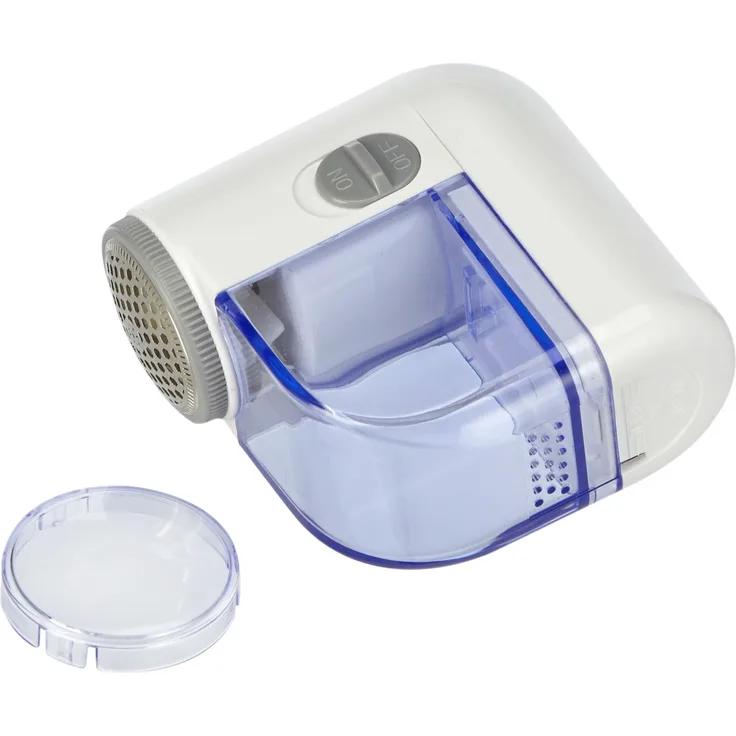 WENKO 4814000100 Wollrasierer, kabellos, gegen Wollknötchen, Acrylnitril-Butadien-Styrol (ABS), 7.5 x 7.5 x 4 cm, Weiß