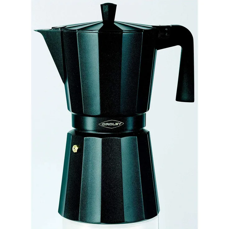 Oroley Kaffeemaschine Aluminium New Dakar Schwarz 1 Tasse