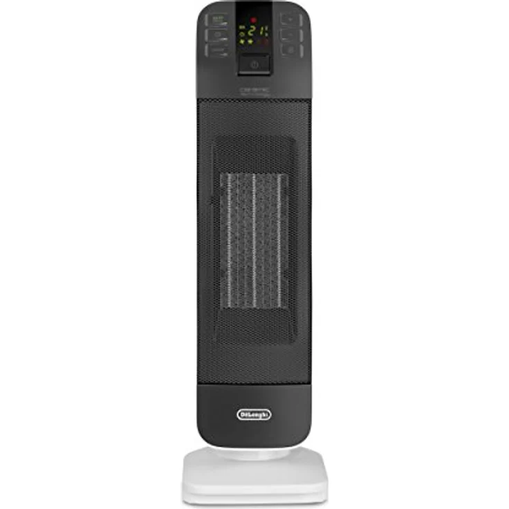 De'Longhi HFX65V20 Keramikheizer (2000 W) schwarz-grau, Heizlüfter – Bild 1