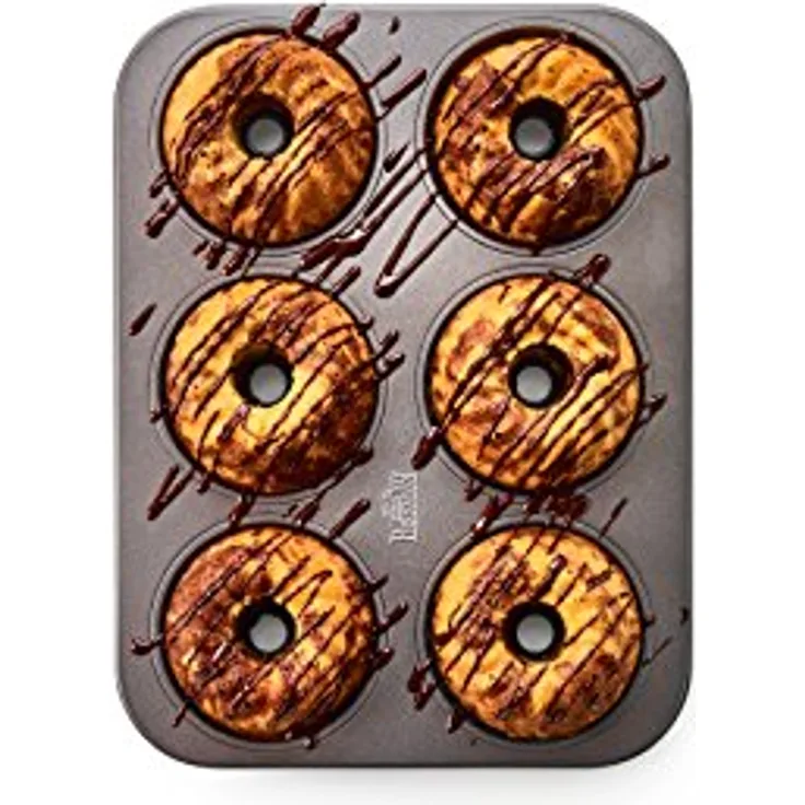 Birkmann 881518 Backform Gugelhupf, Easy Baking, 6 Formen, Ø 10 cm, antihaft