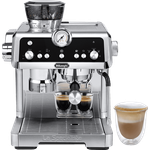 De'Longhi La Specialista Prestigio EC9355.M Siebträgermaschine Espressomaschine mit integriertem Mahlwerk, silber