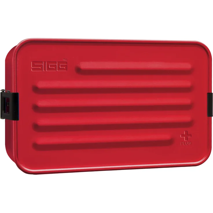 SIGG Metal Boxes Plus aus Aluminium, S, 170 x 117 x 60 mm, 250g, Rot