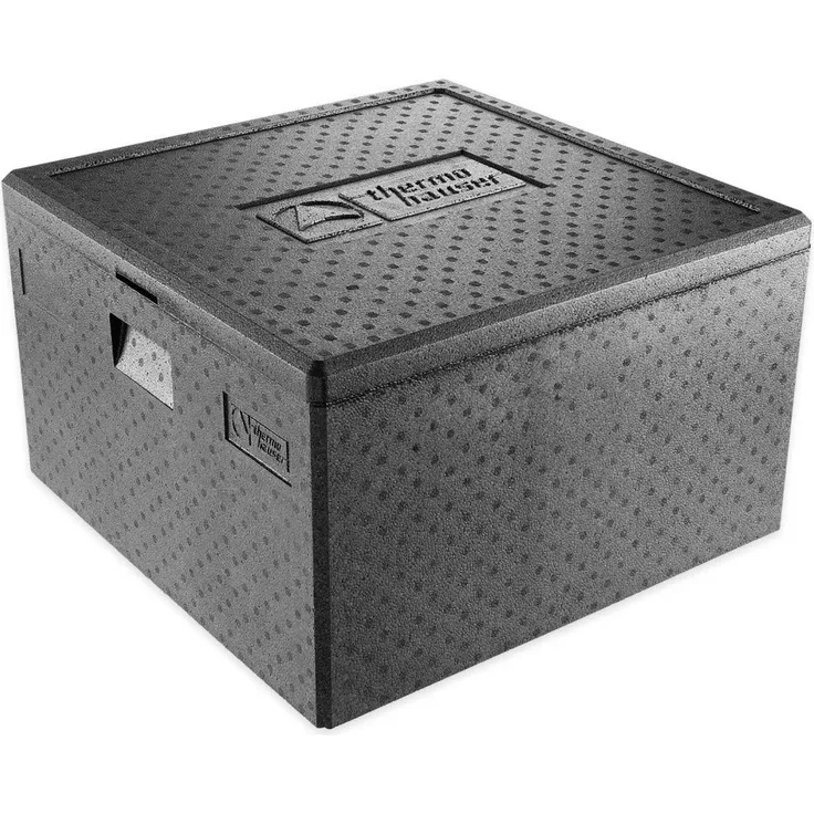 thermohauser EPP-Thermobox Pizza Maxi schwarz, mit Deckel, 86,0 L