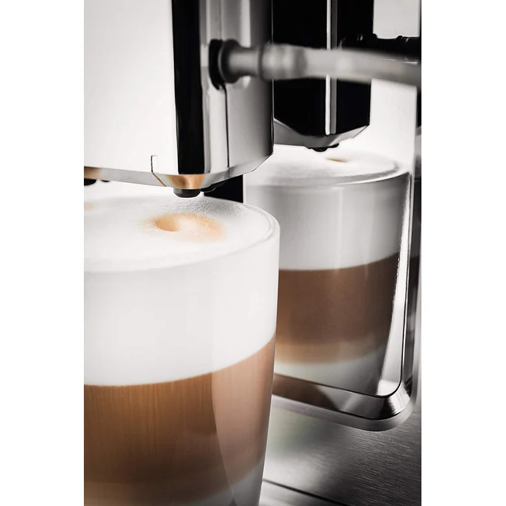 Krups EA891C Evidence Kaffevollautomat, OLED- Display, Barista Quattro Force Technologie, 12 Kaffee-Variationen, 3 Tee-Variationen, One-Touch-Cappuccino Funktion, 2-Tassen Funktion, metall, mit Milchsystem und integriertem Mahlwerk – Bild 10