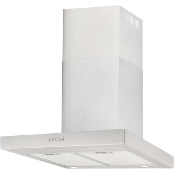 Exquisit Fkh 60-2 Inox Dunstabzugshaube, C, Abluft und Umluft, Wandmontage, Breite 60 cm, 3 Gebläsestufen