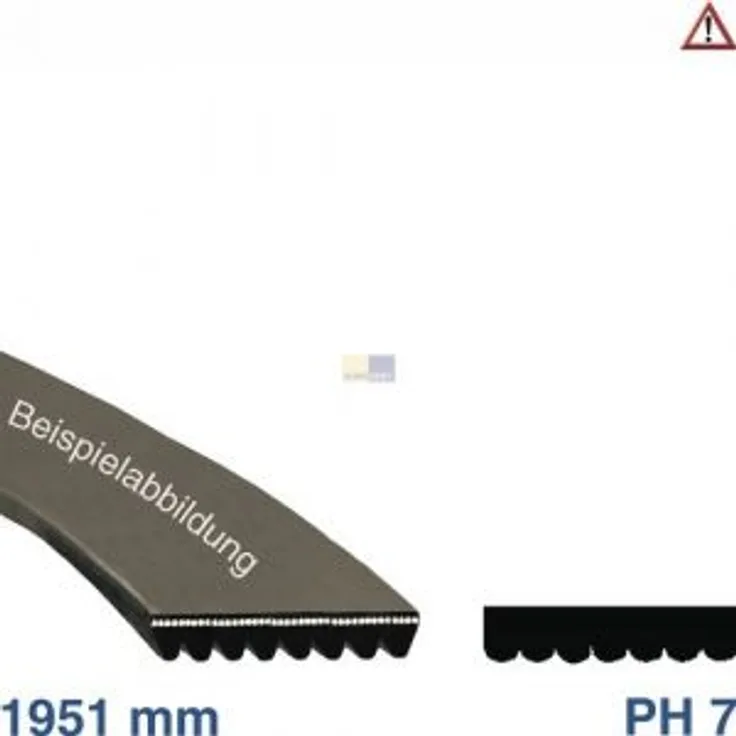 Europart Keilrippenriemen wie Bauknecht 481235818156 1951PH7 für Trockner