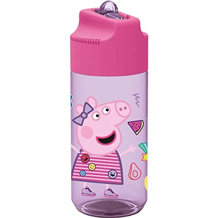 Stor 13936 Peppa Wutz Trinkflasche, einzigartig