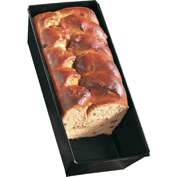 Zenker Brotbackform, Königskuchenform mit Antihaftbeschichtung, hochwertige Brotform in schwarz (Kuchenform: ca.310x160x100 mm), Menge: 1 Stück – Bild 3