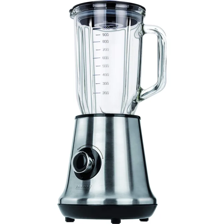 MPM MBL-15M Standmixer, 450 W, 1 Liter, 2 Geschwindigkeiten, Edelstahl