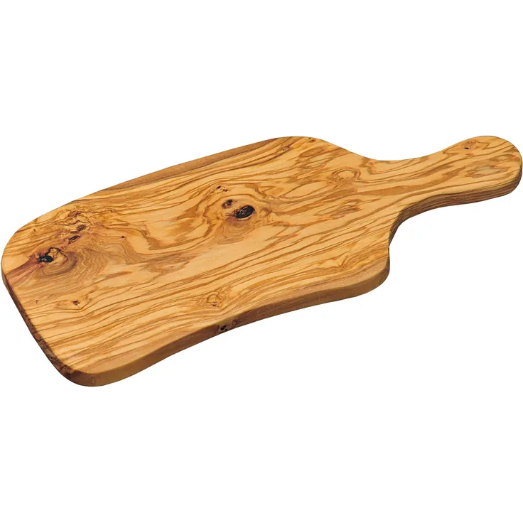 Kesper Schneidebrett 39x16,5x1,6cm aus Olivenholz, Holz, braun, 39 x 16.5 x 1.6 cm