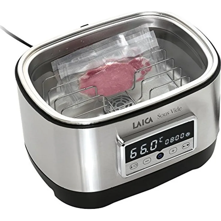 Laica SVC200, Sous Vide Garer, Edelstahl-Schwarz