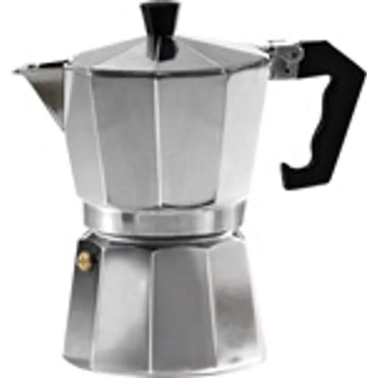 Alu-Espressokocher Silber von Karl Krüger 1 Tasse Espresso-Kocher Espresso-Kanne