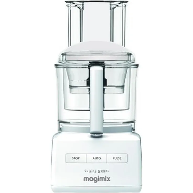 Magimix 148398 CS 5200 XL Foodprozessor, 1100W, 3,6 L Kunststoffschüssel, weiß