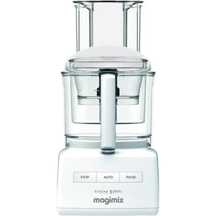 Magimix 148398 CS 5200 XL Foodprozessor, 1100W, 3,6 L Kunststoffschüssel, weiß – Bild 1
