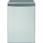 Bomann KS 2184 Kühlschrank, freistehend, silber, Breite 56 cm, Energieklasse E