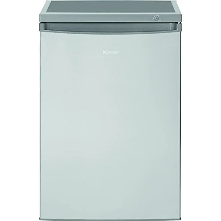 Bomann KS 2184 Kühlschrank, freistehend, silber, Breite 56 cm, Energieklasse E – Bild 1