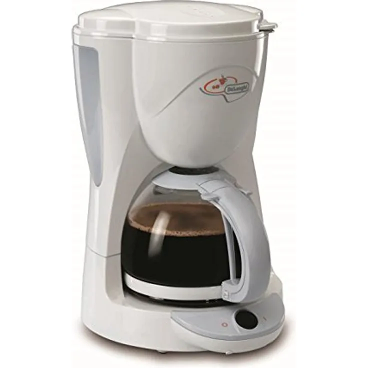 De'Longhi ICM2.1 Filterkaffeemaschine-10 Tassen Weiß 1000 W
