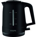 Krups BW2448 Wasserkocher Pro Aroma, 1,6 L, 2,400 W mit beleuchtetem Ein--Ausschalter, schwarz