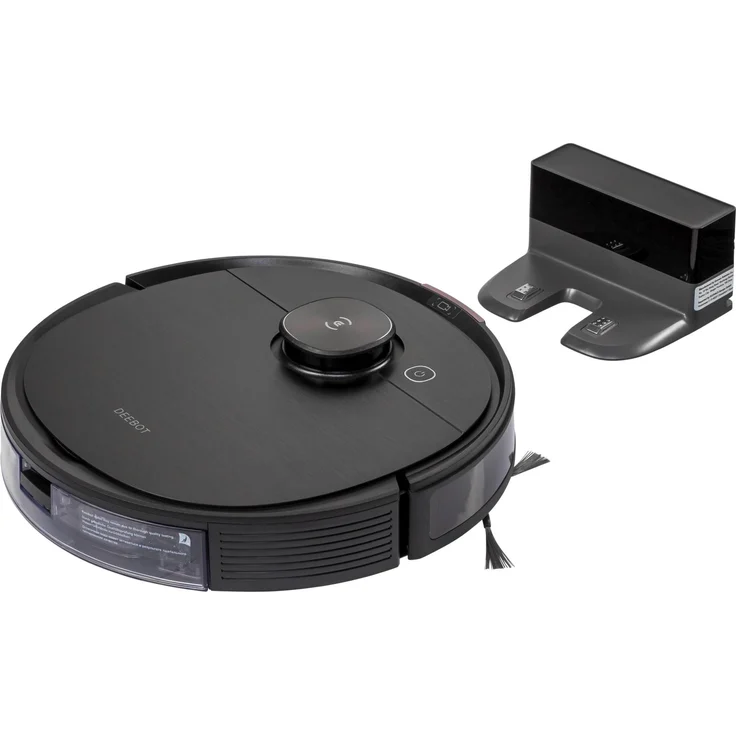 Ecovacs Deebot Ozmo T8 AIVI Saugroboter mit Wischfunktion, 180 min Akkubetrieb, App- und Sprachsteuerung, Lasernavigation, schwarz – Bild 5