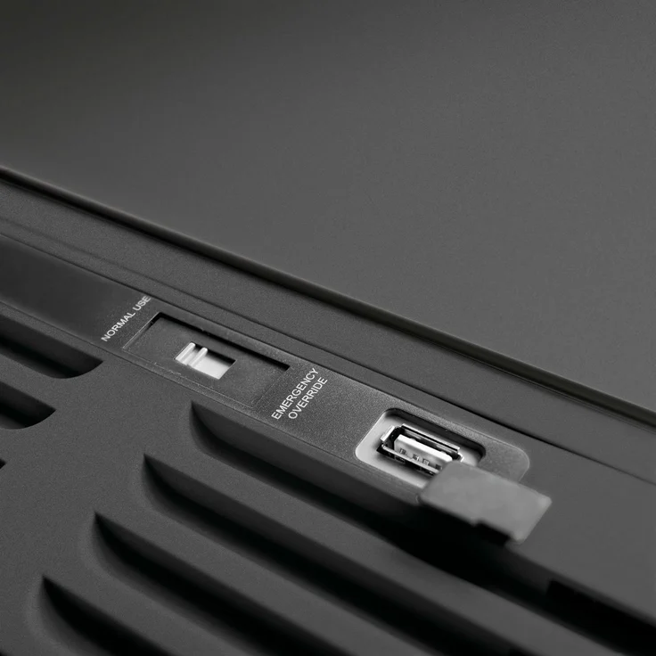 Dometic CoolFreeze CFX 50W, elektrische Kompressor-Kühlbox-Gefrierbox, 46 Liter, 12-24 V und 230 V für Auto, Lkw, Steckdose, Energieklasse B, mit WLAN + USB Anschluss, grau – Bild 3