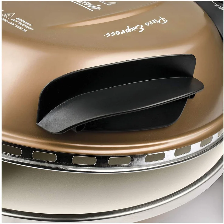 G3Ferrari G1000608 Delizia Pizzamaker, 1200W, Timer, Thermostat, lackiertes Metall, kupfer – Bild 5