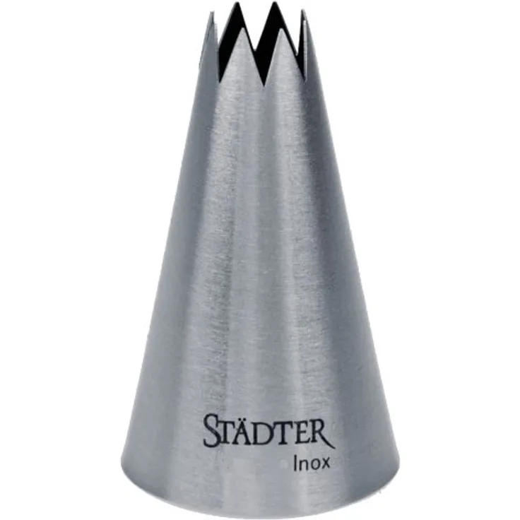 Städter Spritztülle, Edelstahl, Silber, 4 mm