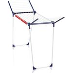 Leifheit Standtrockner Pegasus 160 Solid Slim, Wäscheständer mit Flügeln für lange Wäschestücke, 16m Trockenlänge für 1-2 Wäscheladungen, besonders schmaler Flügelwäschetrockner passt durch enge Türen, energiesparend