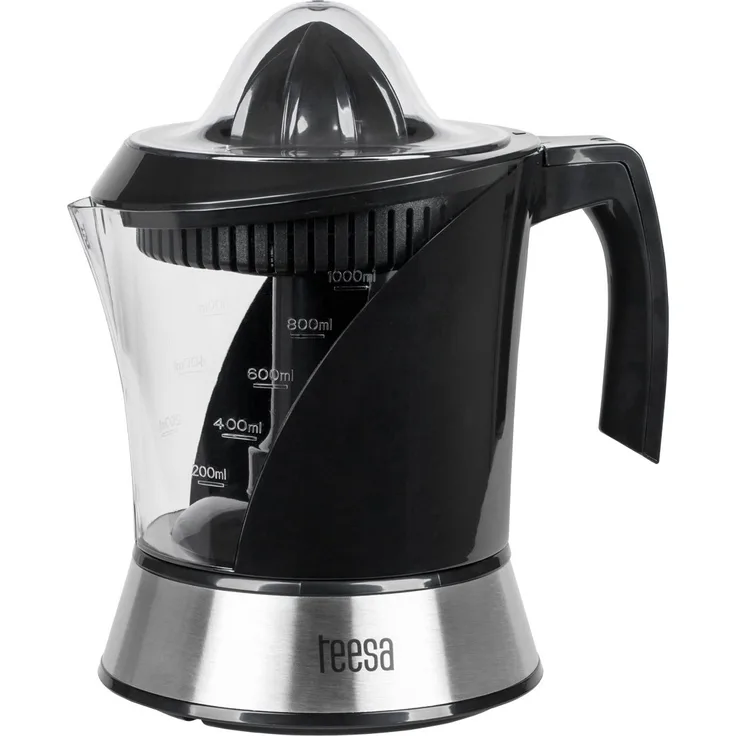 Teesa TSA3010 Zitruspresse Saftpresse mit 2 Entsafterkegeln 1,0 l Elektrisch 40W
